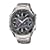Casio - EQS-500DB-1A1ER - Gents Watch - Quartz - Analogue - Stainless Steel Silver Strap